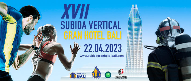 Announcement Towerrunning 120 –  Subida Vertical Gran Hotel Bali – Benidorm – April 22